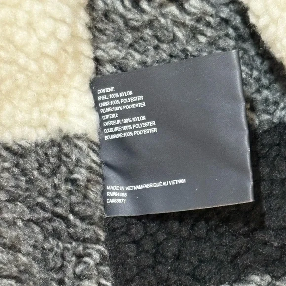 EUC Nautica‎ Full Fleece-Lined Puffer Coat Jacket In Black Men’s Size XL
